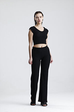 Bürümçük Kumaş Büstiyer | BUST36323 Siyah