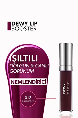 Flormar Dolgunlaştırıcı Dudak Parlatıcısı- Dewy Lip Booster - 012 Sweet Serenıty-8682536094047