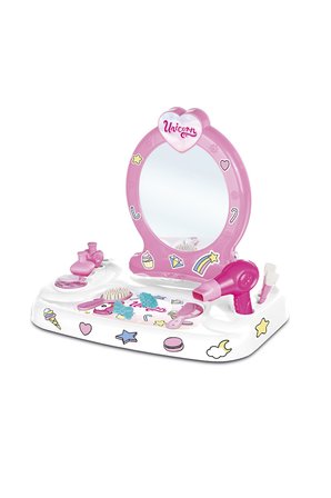 Dolu Oyuncak Unicorn Masaüstü Aynalı Güzellik Seti 2563