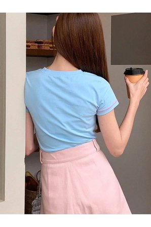 Unisex Yonca Kalp Baskılı Tasarım Tshirt