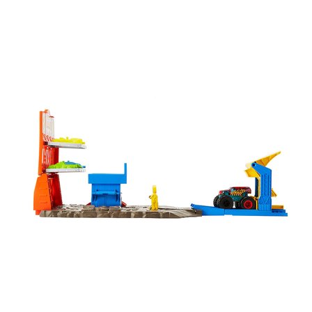 Mattel Oyuncak Hot Wheels Monster Trucks Patlama İstasyonu Oyun Seti HFB12