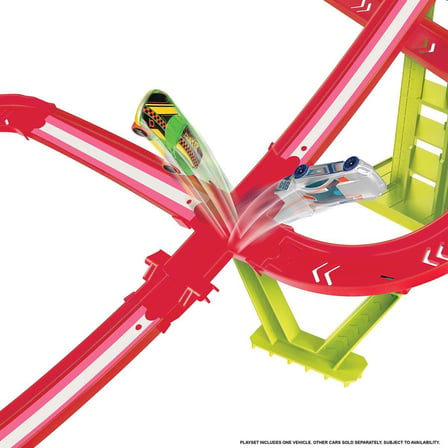 Mattel Oyuncak Hot Wheels Neon Yarışlar Çoklu Yarış Heyecanı Pist Seti HPC07