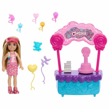Mattel Oyuncak Barbie Chelsea'nin Şeker Dükkanı Oyun Seti HRM07