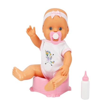 Sunman Oyuncak Boubou Altını Islatan Konuşan Bebek Seti 30Cm S02030121 (Karışık Renk, 1 Adet)