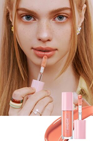 Dudaklara Dolgun, Pürüzsüz Işıltı Sunan Gloss Peripera Ink Glasting Lip Gloss (4 Good On You)