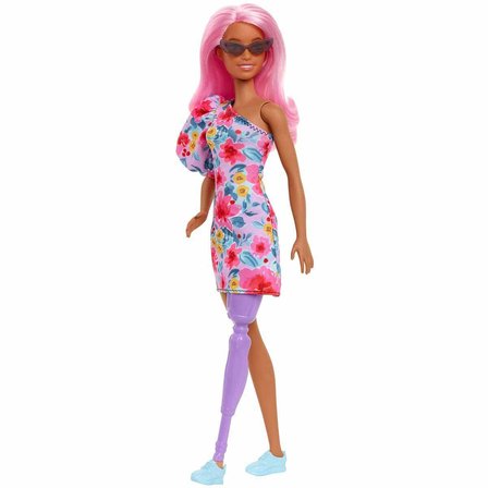 Mattel Oyuncak Barbie Fashionistas Büyüleyici Parti Bebekleri Tek Omuz Elbiseli Hbv21 (Karışık Model 1 Adet)