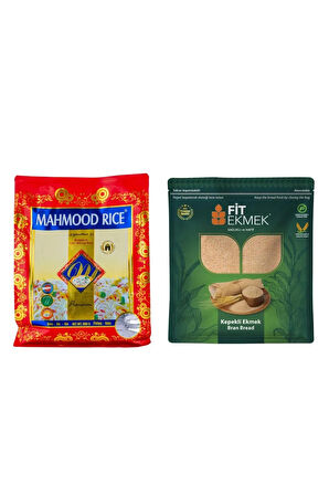 Mahmood Rıce 1121 Basmati Pirinç 900 gr ve fit Kepekli Lavaş Ekmeği 300gr