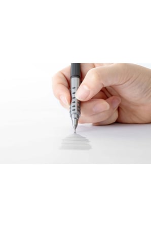 Pentel Versatil Kalem (Mekanik Kurşun Kalem) 0.5 Mm Gri Gövde Orenz AT Automatic Technology Yxpp2005-n