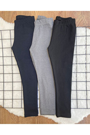 Çocuk Tayt İçlik İçi Şardonlu 3'lü Set