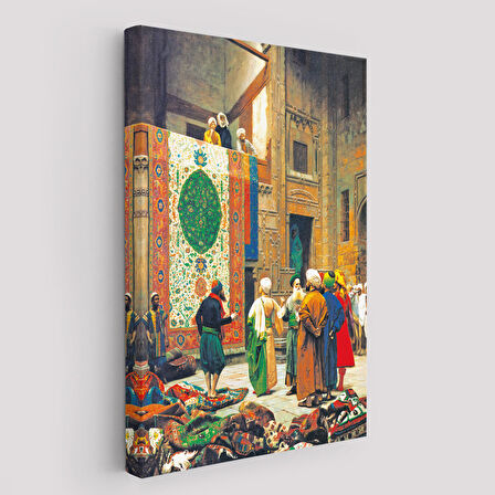 Jean Leon Gerome Halı Tüccarı Duvar Tablosu-6452