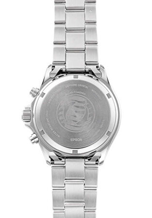 Orient Mako Chronograph Solar Powered Koleksiyonu Safir Cam 20 Atm 43 mm Kronograf Erkek Kol Saati