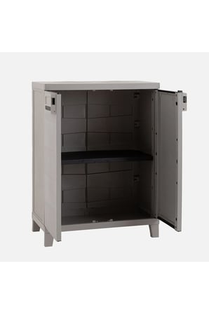 Midi Kısa Dolap Bahçe Dolabı, Balkon Dolabı, Banyo Dolabı 66x36x88
