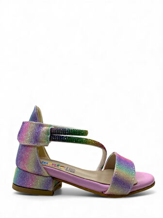 796 Kız Bebek Topuklu Abiye Ayakkabı