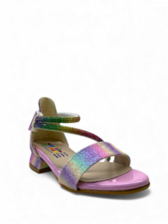 796 Kız Bebek Topuklu Abiye Ayakkabı