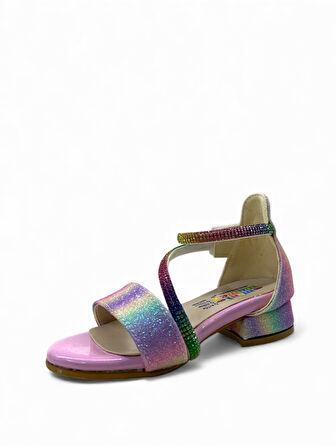 796 Kız Bebek Topuklu Abiye Ayakkabı