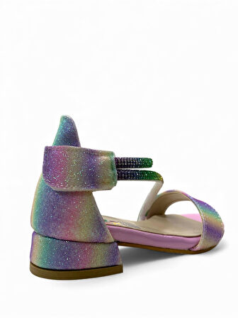 796 Kız Bebek Topuklu Abiye Ayakkabı