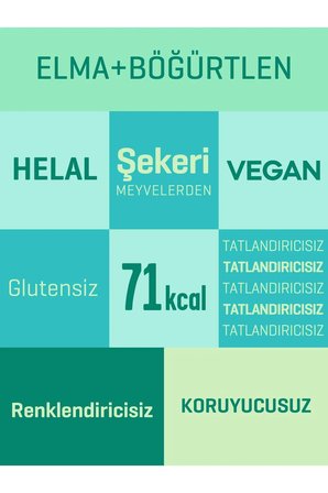 Mixmey Böğürtlen Meyve Bar 12 Adet | Vegan, Glutensiz Sağlıklı Atıştırmalık - 20gr X 12 Adet