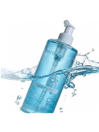 Santelive Sımpure Yüz Temizleme Jeli Glikolik Asit Niasinamid Hyaluronik Asit 400 ml