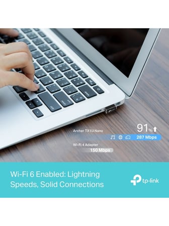 Tp-Link Archer Tx1U Nano Wifi 6 Kablosuz Usb Adaptör Ax300