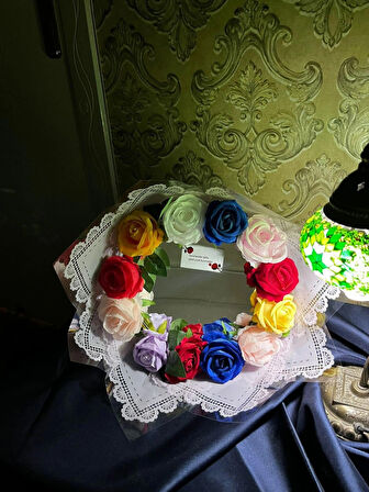 KAYZEN  LED  MAKYAJ AYNALI GÜL BUKETİ