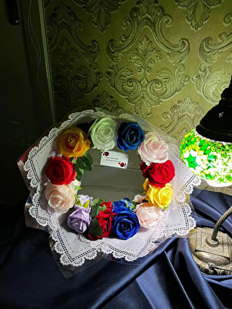 KAYZEN  LED  MAKYAJ AYNALI GÜL BUKETİ