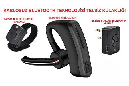 Bluetooth Kablosuz Telsiz Kulaklık Baofeng Wln Wouxun Quansheng