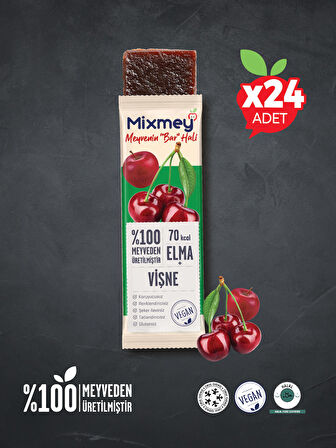 MİXMEY VİŞNE MEYVE BAR 20GR *24 ADET