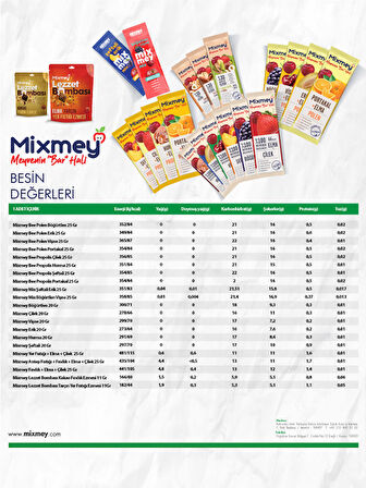 MİXMEY VİŞNE MEYVE BAR 20GR *24 ADET