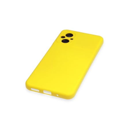 Xiaomi Poco M5 Kılıf Nano içi Kadife Silikon - Sarı