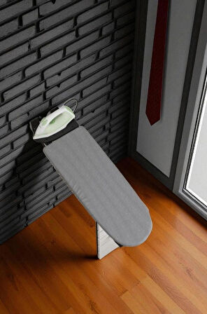 Ütü Masası Papatya Duvara Monte Katlanabilir Ütü Masası Pratik Sağlam Metal Yapılı Beyaz