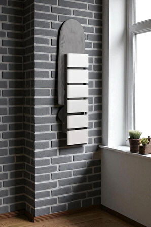 Ütü Masası Papatya Duvara Monte Katlanabilir Ütü Masası Pratik Sağlam Metal Yapılı Beyaz