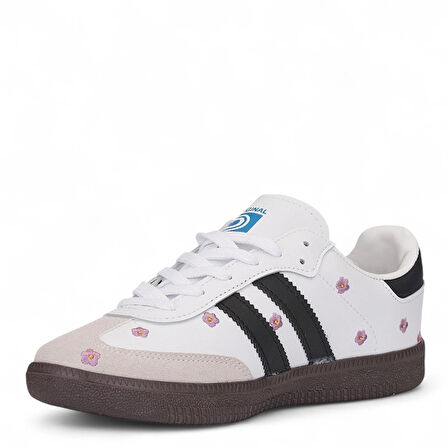 104 Kadın Çiçekli Sneaker