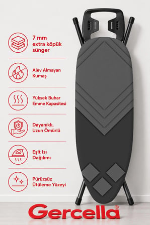 (HEDİYELİ) CLİO ÜTÜ MASASI KILIFI BEZİ ÖRTÜSÜ