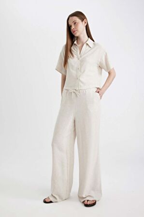 DeFacto Oversize Fit Kısa Kollu Gömlek C4845AX24SMBG155