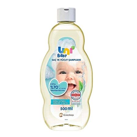 Uni Baby Saç ve Vücut Şampuanı 500 ml