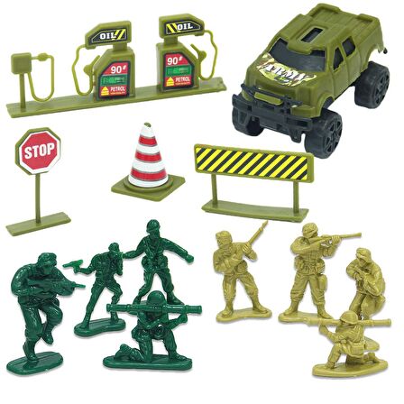 Poşetli Arabalı Asker Seti