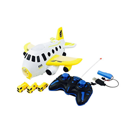 Uzaktan Kumandalı Işıklı Sesli Şarjlı İçinden Araç Çıkan Uçak