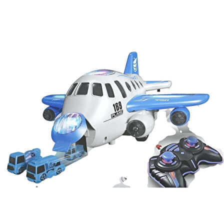 Uzaktan Kumandalı Işıklı Sesli Şarjlı İçinden Araç Çıkan Uçak