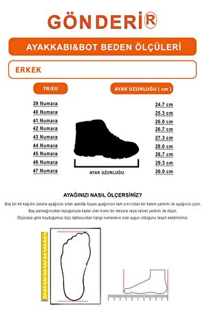 SİYAH Gön Hakiki Deri Yuvarlak Burun Kauçuk Taban Bağcıklı Günlük Erkek Ayakkabı 01820