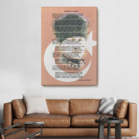 İstiklal Marşı Dekoratif Duvar Tablosu-6466