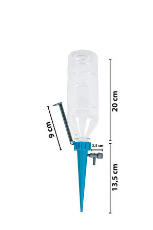 Omnipazar SO-SP02 Çiçek Damla Sulama Aparatı Pedli 0.5 Litre 