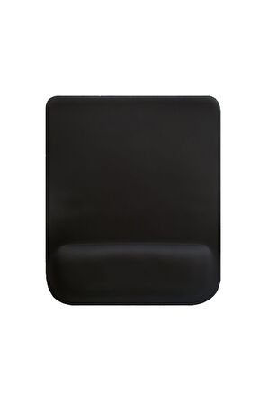 MP02 - Siyah Dörtgen Bilek Destekli Mouse Pad | Konfor, Kaymaz Taban, Ergonomik, Yumuşak, Ev,ofis