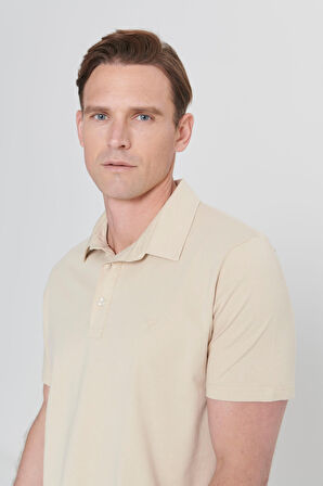 Standart Fit Normal Kesim %100 Pamuk Baskılı Polo Yaka Tişört