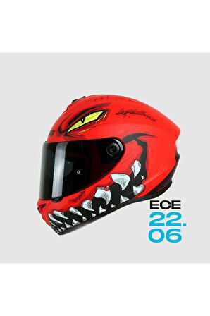 AXXIS DRAKEN S FORZA A5 MAT RED (BİR BEDEN BÜYÜK SİPARİŞ VERİNİZ)