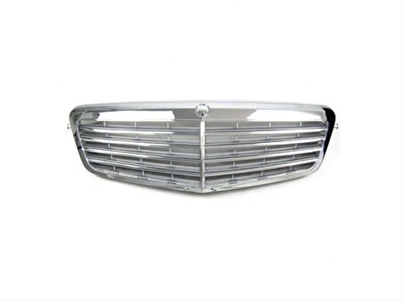 Mercedes W212 E Serisi (2009-2013) Arası Makyajsız Kasa Uyumlu Panjur Gümüş Elegance
