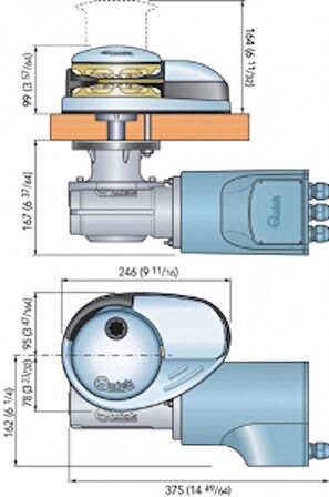 Quick Prince Irgat Tamburlu DP3 1500W 24V Kavaleta 8 mm