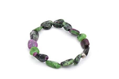 HAKİKİ AMORF KESİM DOĞAL ANYOLİT TAŞI BİLEKLİK 1.KALİTE 002