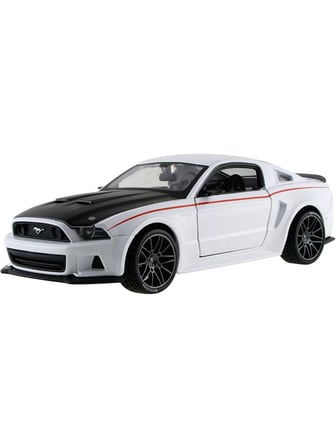 Maisto 2014 Ford Mustang Street Racer 1:24 Model Araba S/E Beyaz