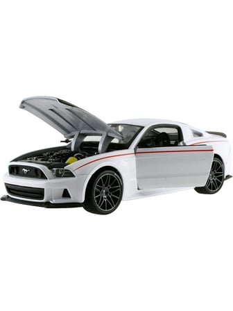 Maisto 2014 Ford Mustang Street Racer 1:24 Model Araba S/E Beyaz
