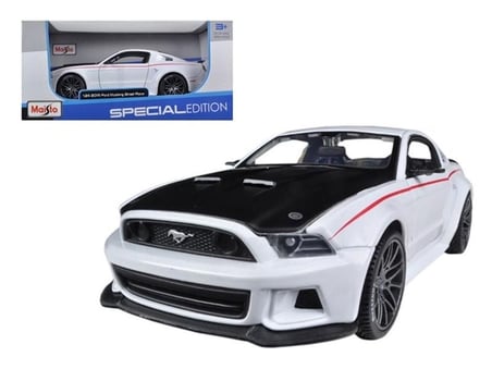 Maisto 2014 Ford Mustang Street Racer 1:24 Model Araba S/E Beyaz